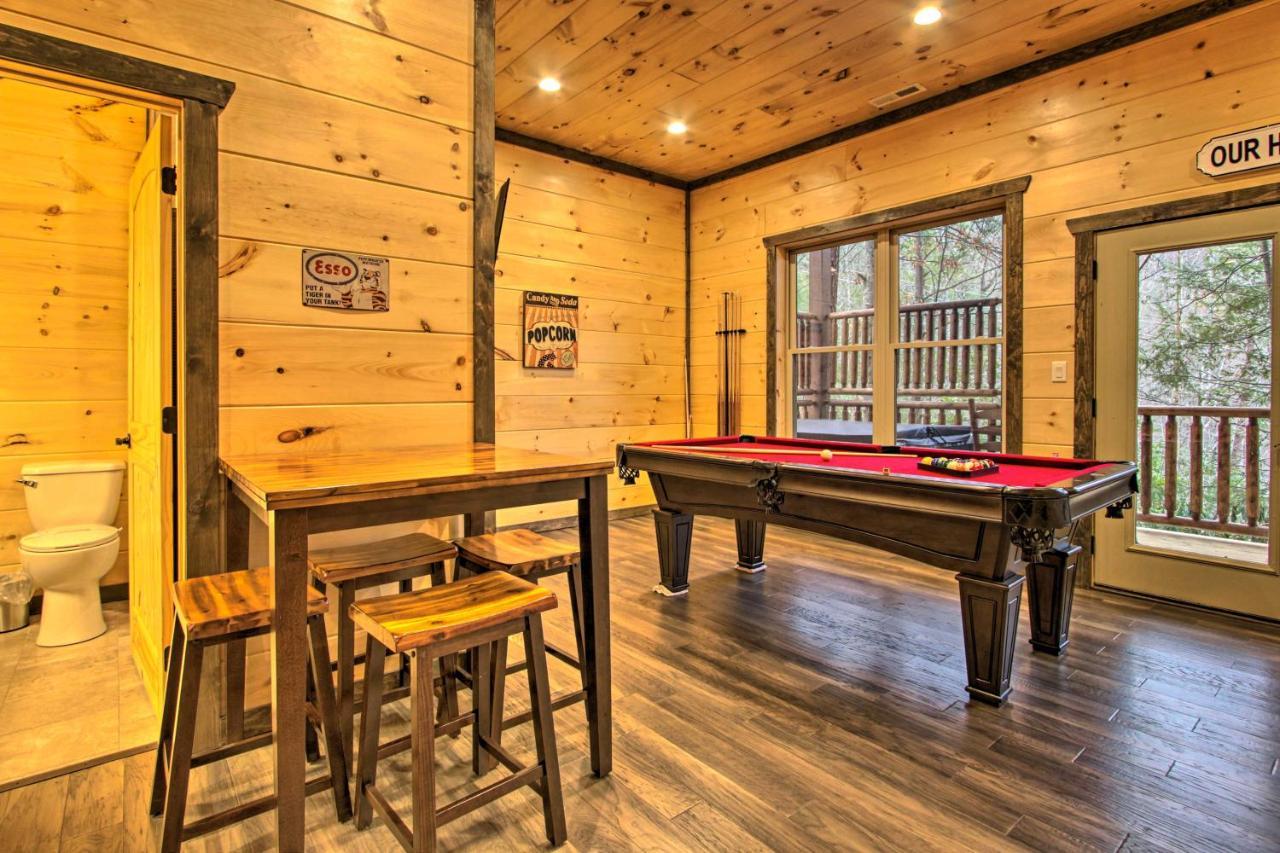 Luxe Cabin With Home Theater Less Than 2 Miles To גטלינבורג מראה חיצוני תמונה
